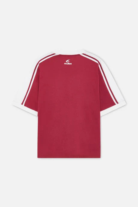 Scuffers Effortless Burgundy T-Shirt