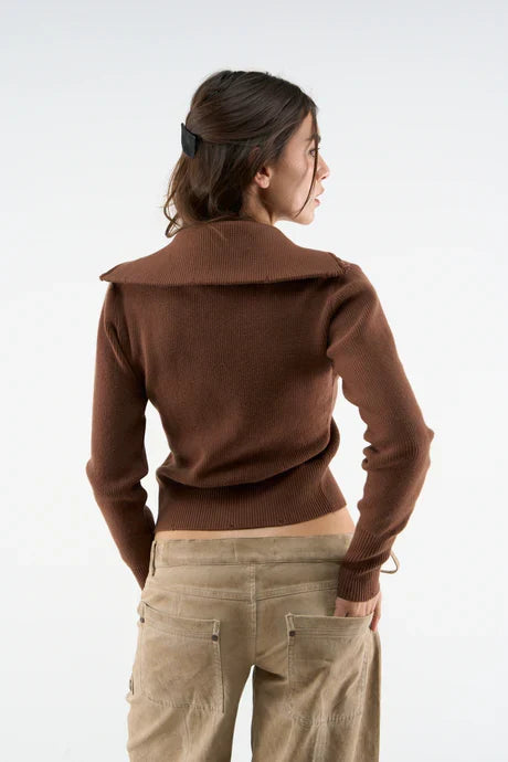 Scuffers Nusa Brown Zipper