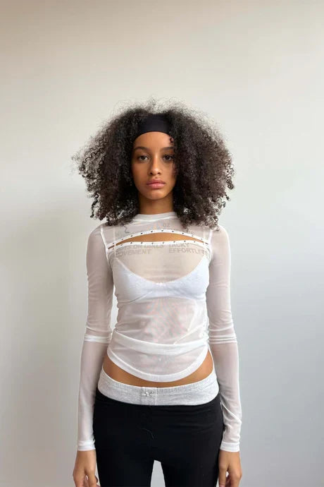 Scuffers Tane White Long sleeve