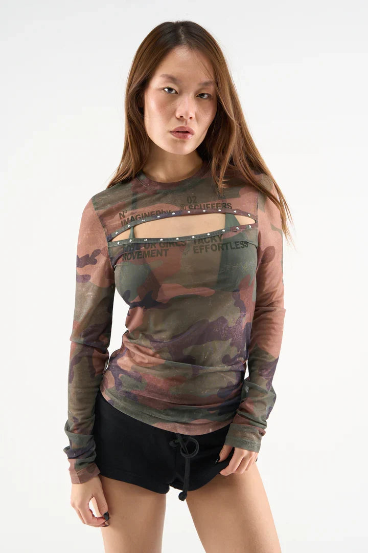 Scuffers Tane Camo Long sleeve