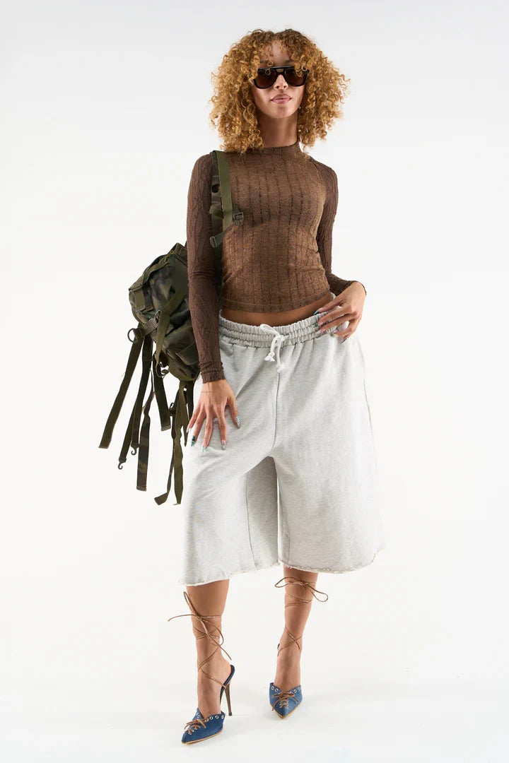Scuffers Luci Brown Long sleeve