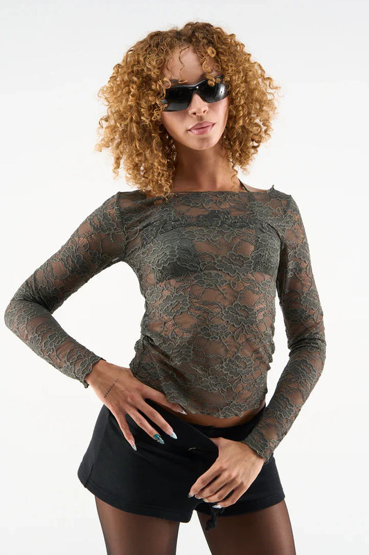 Scuffers New Lace Dark Green Long sleeve