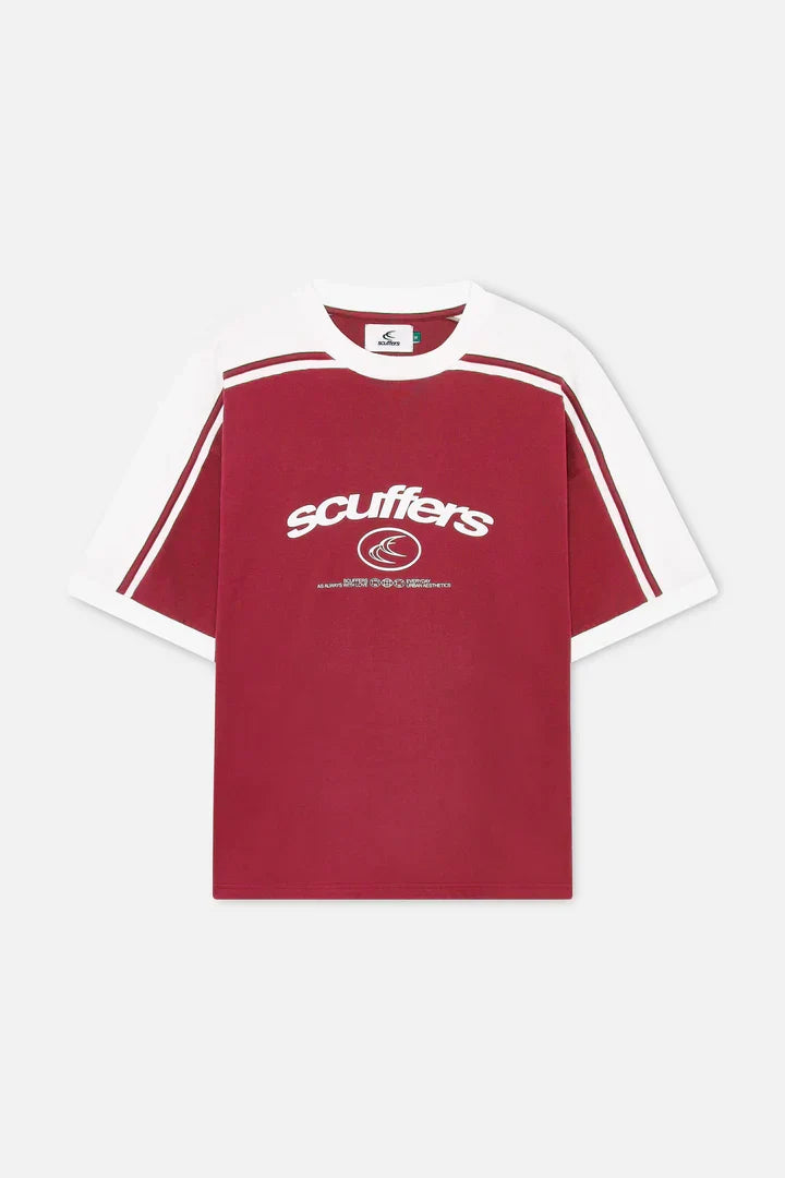 Scuffers Effortless Burgundy T-Shirt