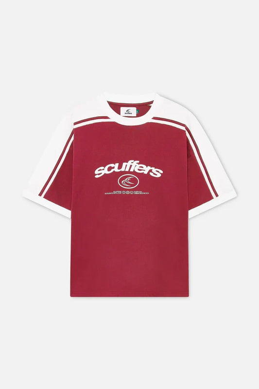 Scuffers Effortless Burgundy T-Shirt