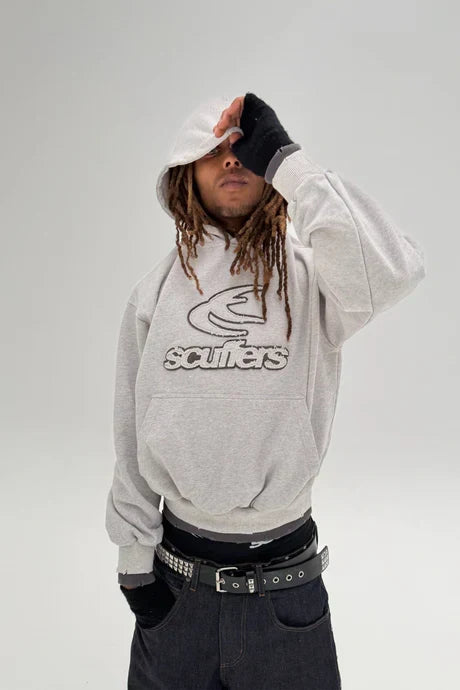 Scuffers Double Light Grey Hoodie