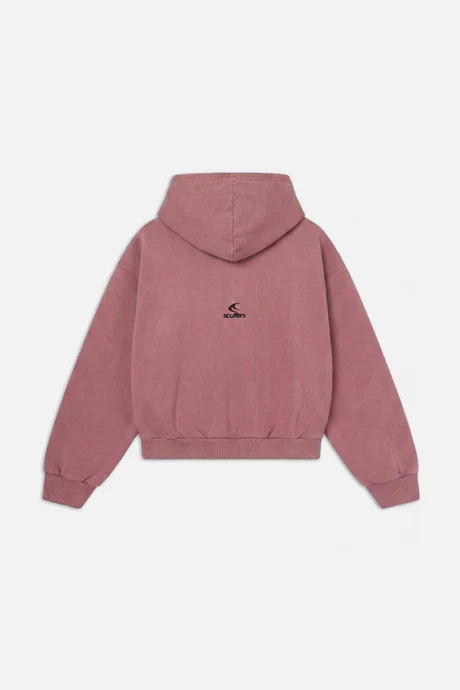 Scuffers Raw Burgundy Hoodie