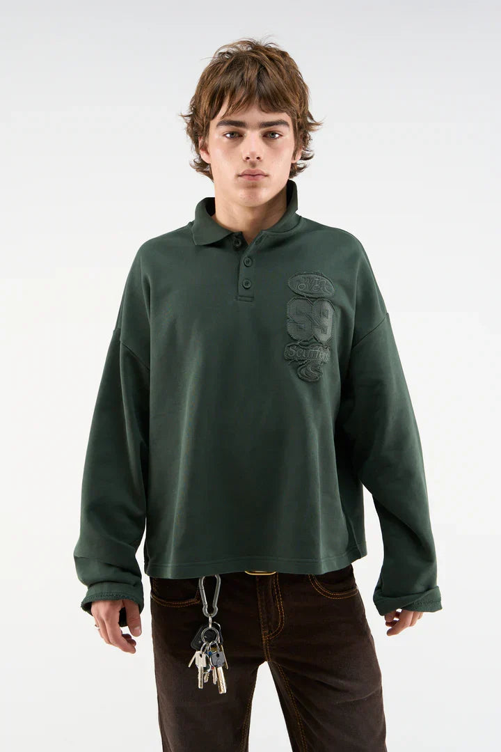 Scuffers Note Green Polo