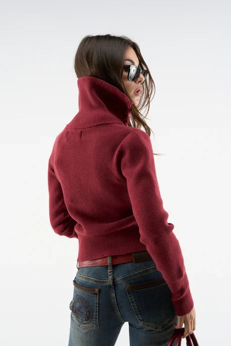 Scuffers Nusa Burgundy Zipper