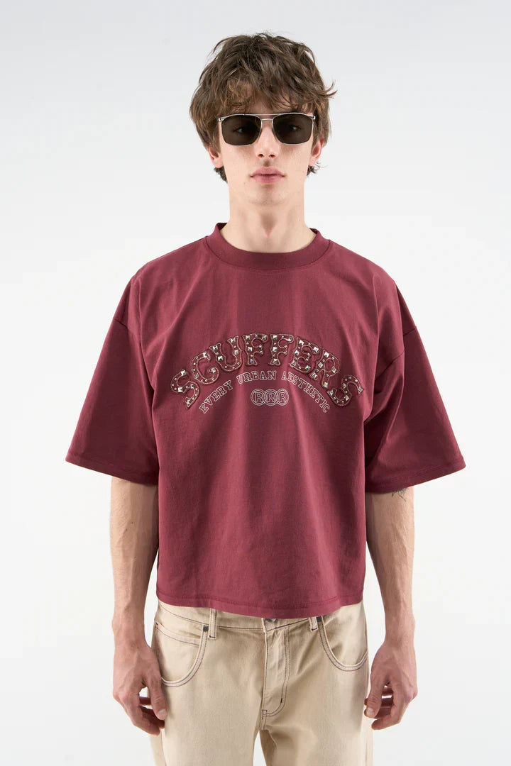 Scuffers Chief Burgundy T-Shirt