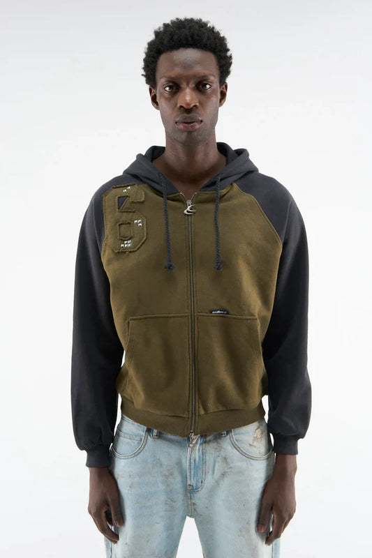 Scuffers Inside Green Zipper