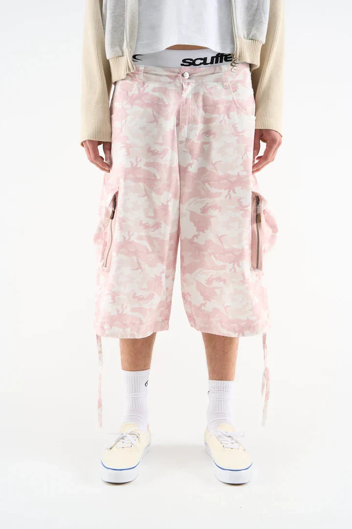 Scuffers Funk Pink Camo Jorts