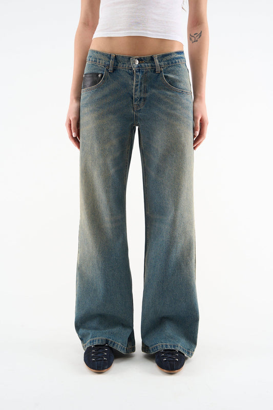 Scuffers Marlen Washed Blue Pants
