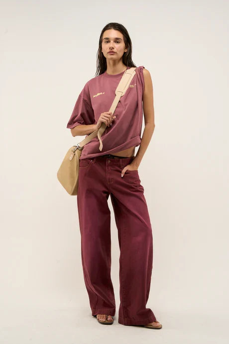 Scuffers Sign Burgundy T-shirt