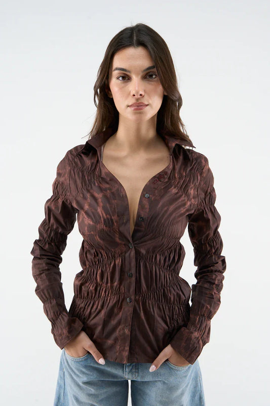 Scuffers Anna Brown Shirt