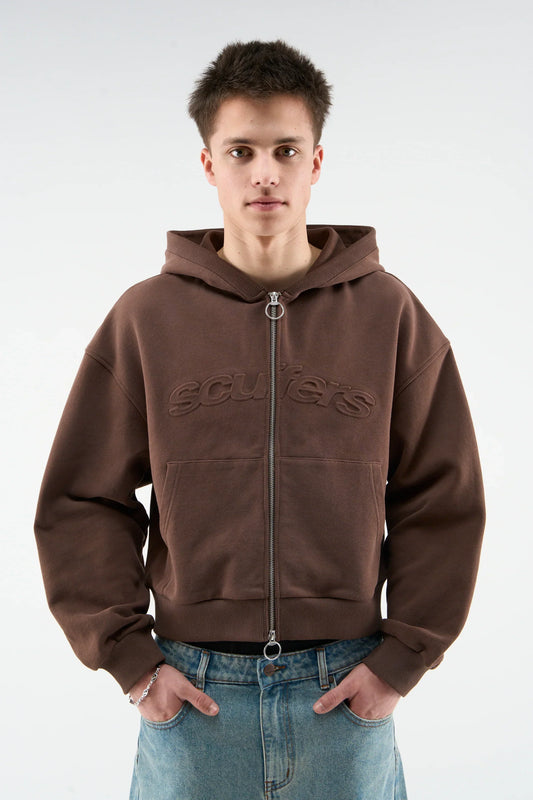 Scuffers Bullet Brown Zipper