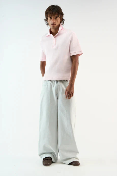 Scuffers Waffle Burgundy Polo