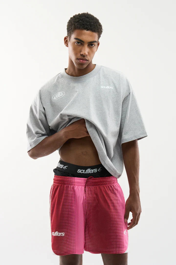 Scuffers Frequency Red & Pink Shorts