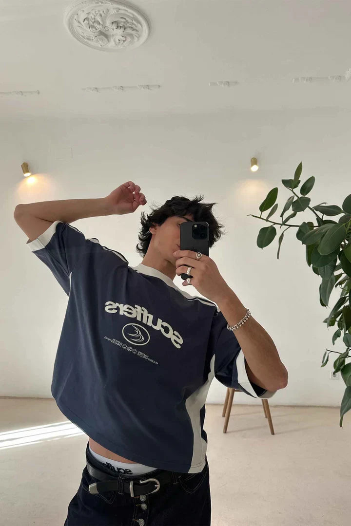 Scuffers Effortless Navy T-Shirt
