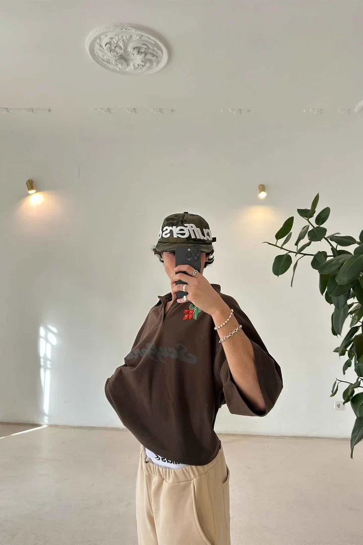 Scuffers Tropical Brown Polo