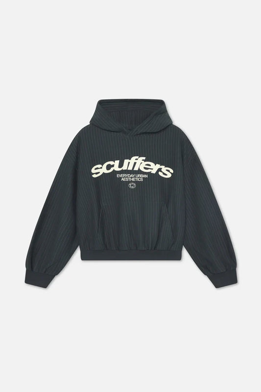 Scuffers Iconic Dark Green Pinstripe Hoodie