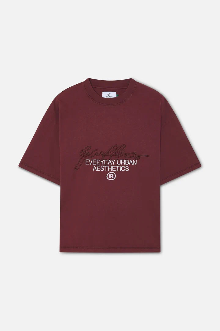 Scuffers New Signature Burgundy T-Shirt