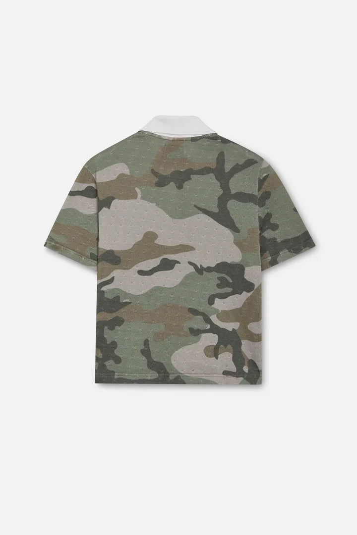 Scuffers Openwork Camo Polo
