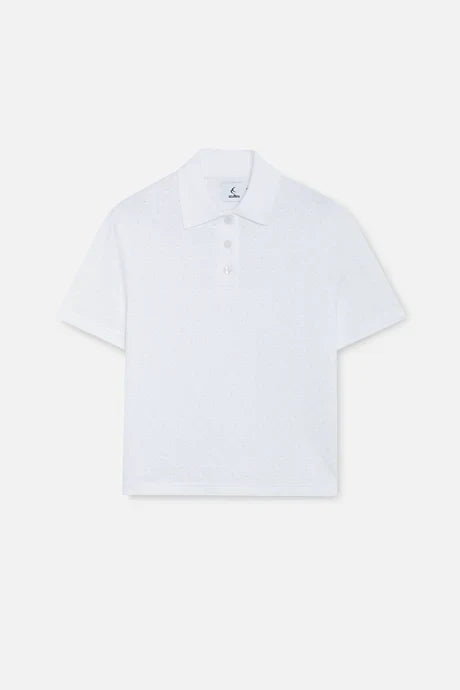 Scuffers Polo Short sleeve Openwork White Polo Openwork White Polo