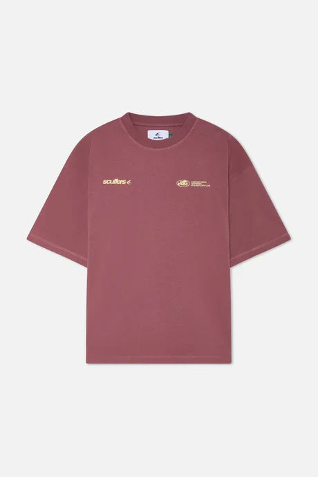 Scuffers Sign Burgundy T-shirt