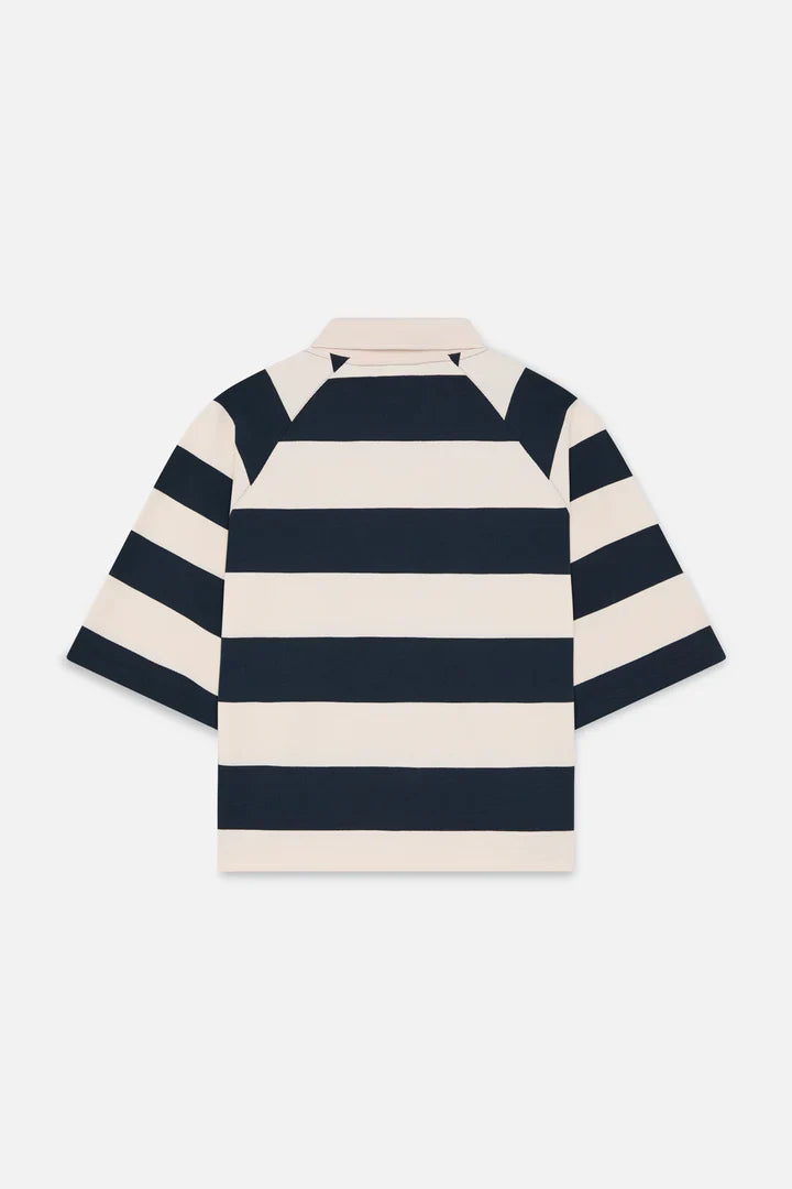 Scuffers Signature Navy Striped Polo