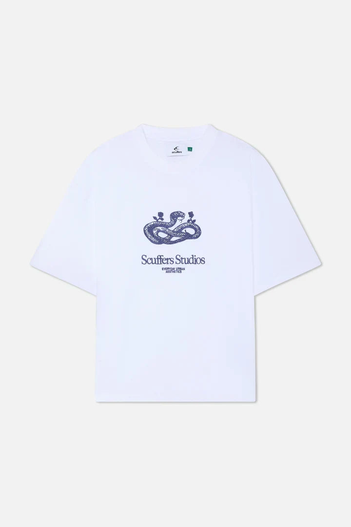 Scuffers Snake White T-Shirt