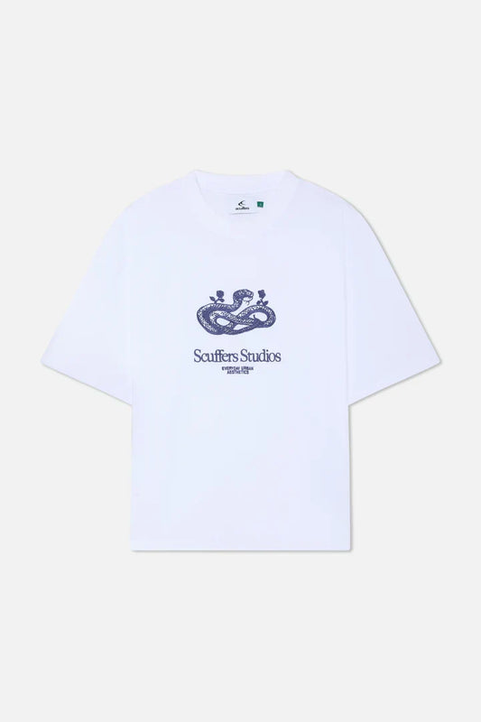 Scuffers Snake White T-Shirt