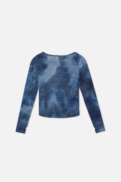 Scuffers Text Blue Long sleeve