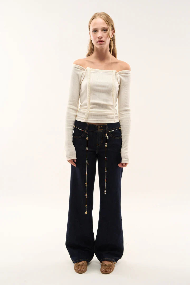 Scuffers Toggle Ecru Long sleeve