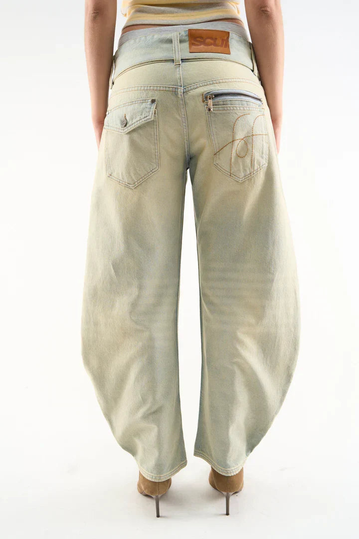 Scuffers Silvon Washed Pants